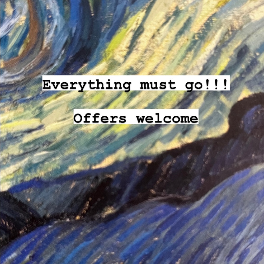Make an offer: Donating unsold items this week!